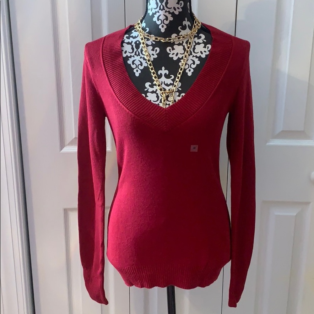 Express V Neck Sweater Size Medium